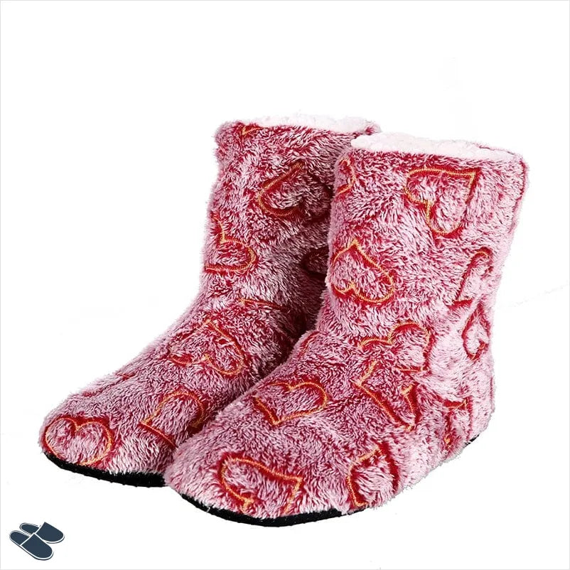 Chausson Botte Femme Pas Cher - Rouge / Taille Unique