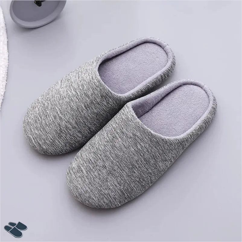 Chausson Coton Femme - Gris / 40-41