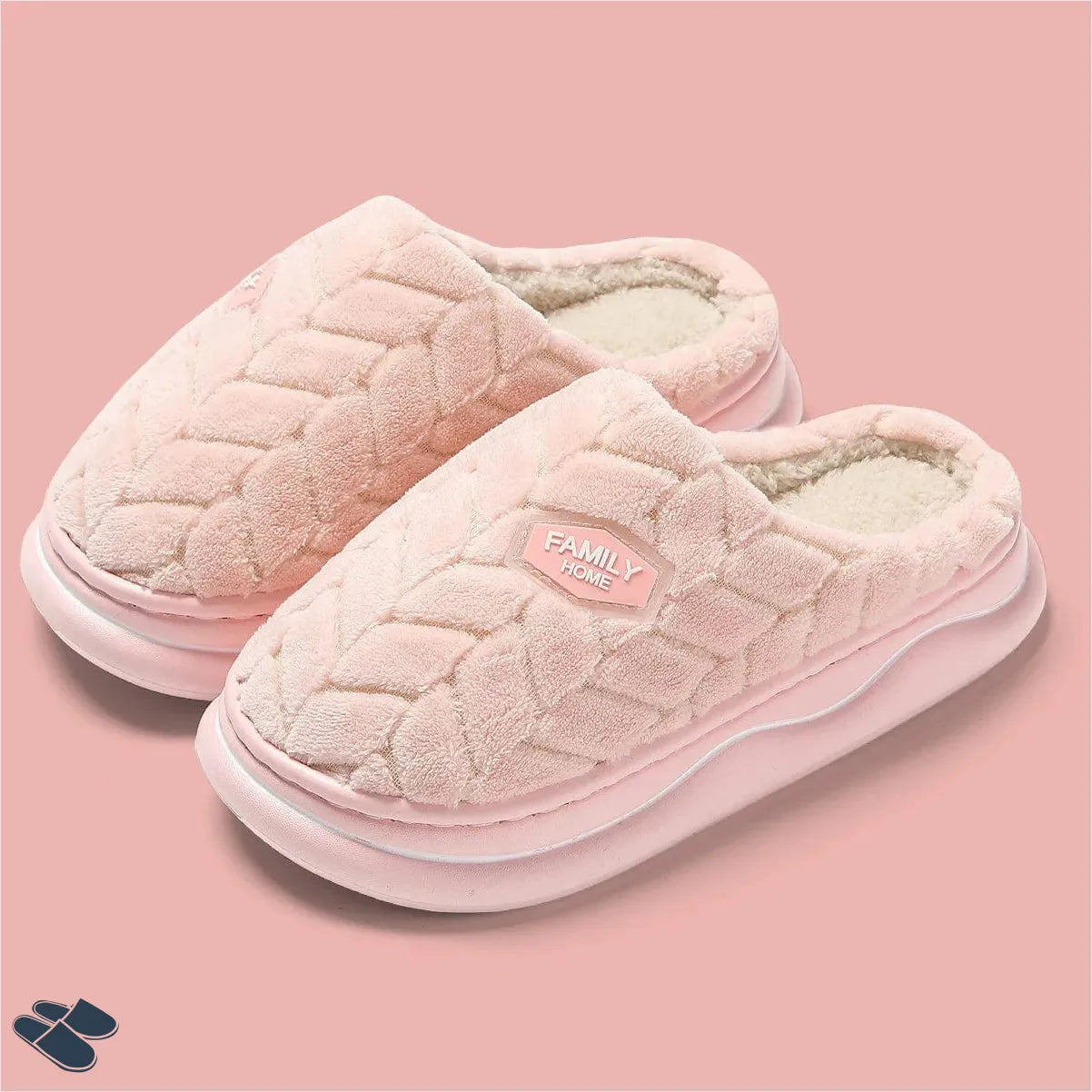 Chausson Doux Femme - Rose / 36-37