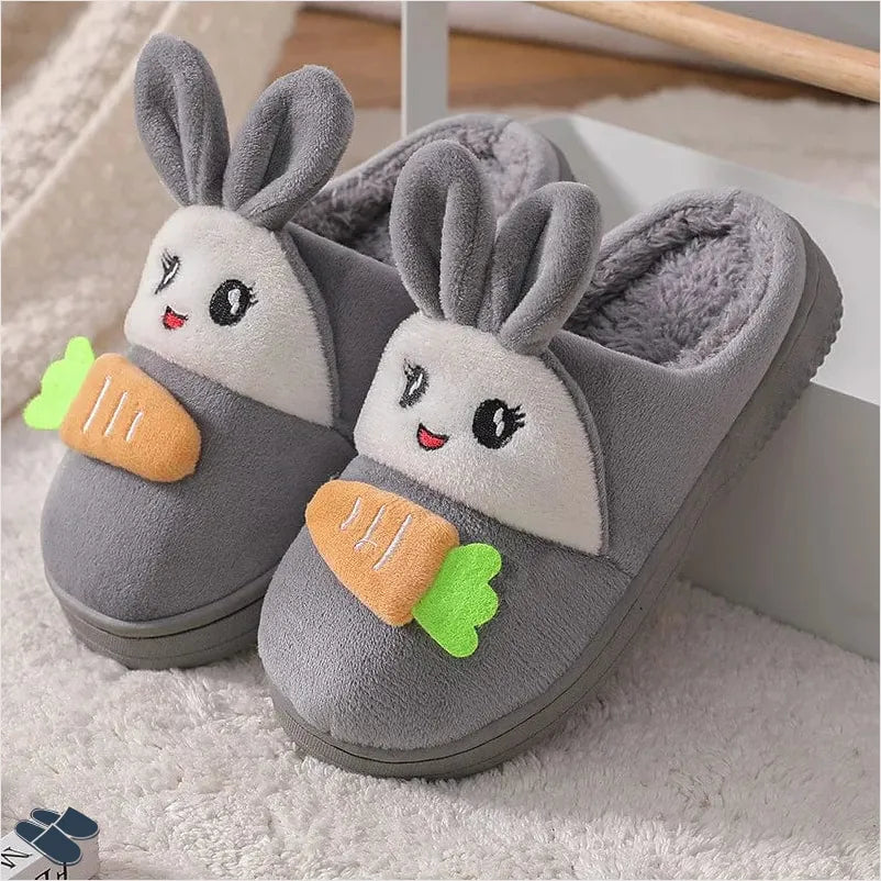 Chausson Fourré Bébé Fille - Gris / 25-26
