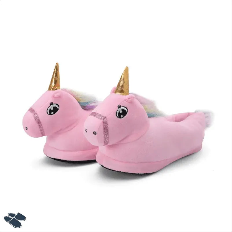 Licorne Mignonne Chausson - Rose / 34-35 - Chaussons