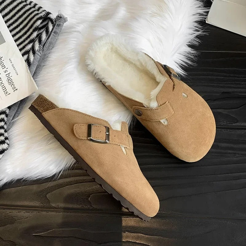 Chaussons Mules Fourrées