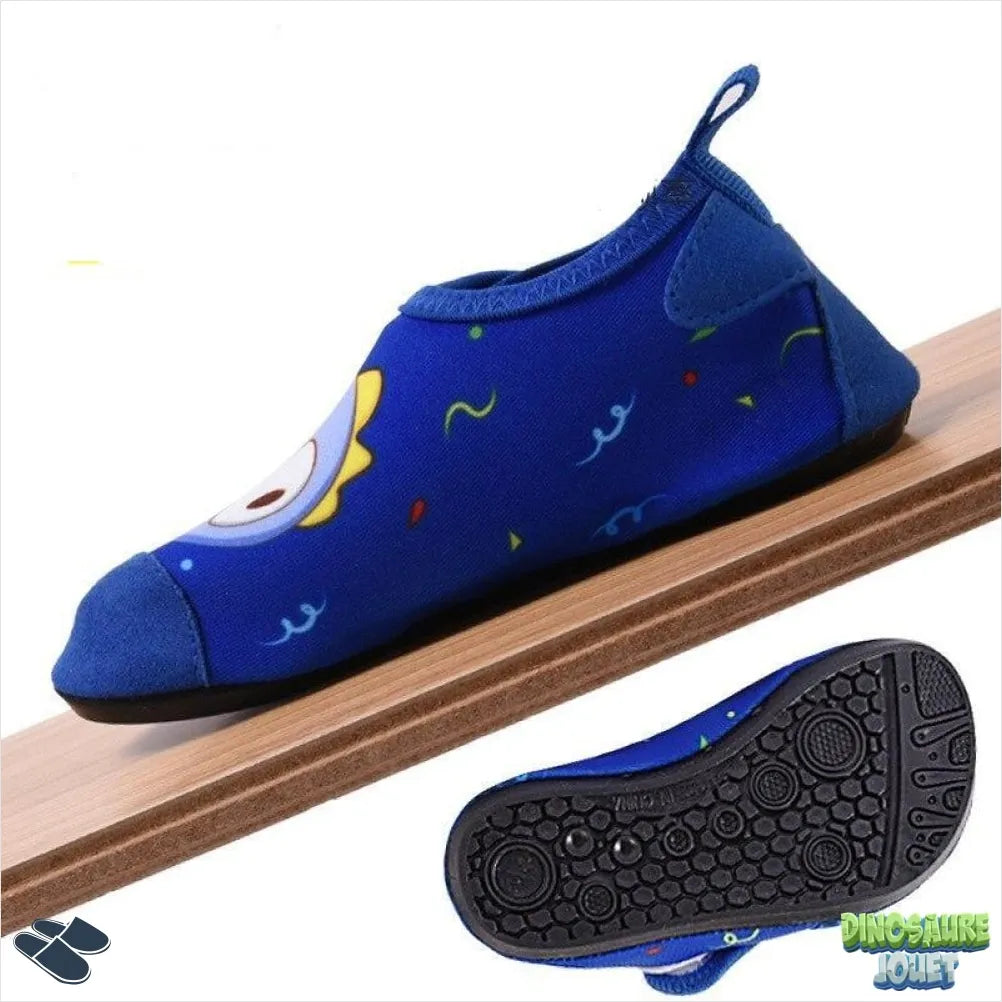 Chausson Bébé Bleu et Rose - Chaussons