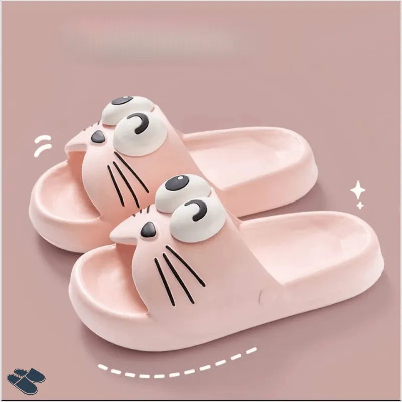 Chausson Chat Femme - Rose / 36