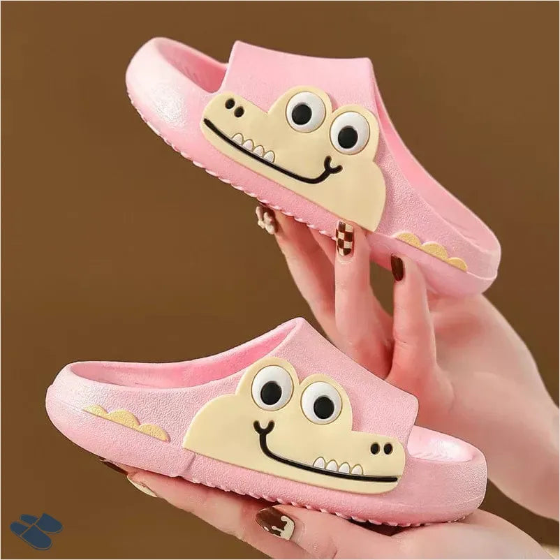 Chausson Crocodile Enfant - Rose / 23