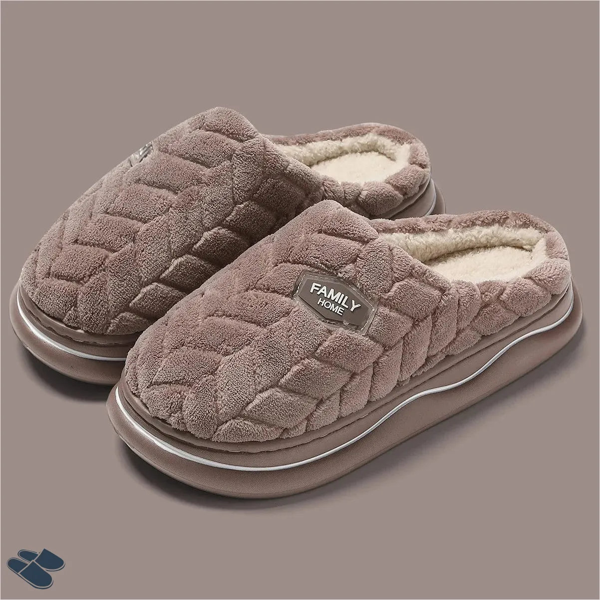 Chausson Doux Femme - Marron / 36-37