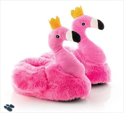 Chausson Enfant Flamant Rose