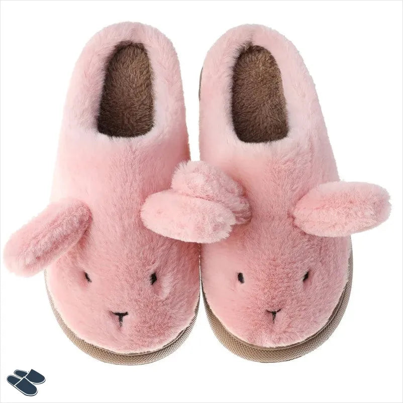 Chausson Femme Lapin - Rose / 35-36