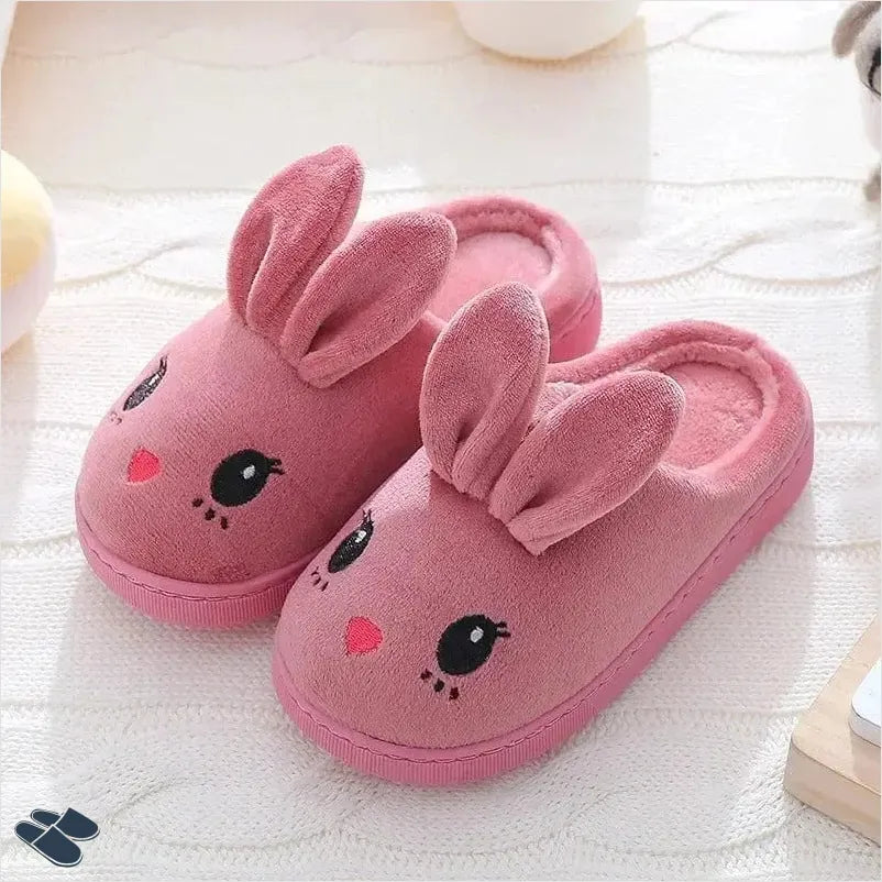 Chausson Fille Lapin - Rouge / 24-25 - Chaussons