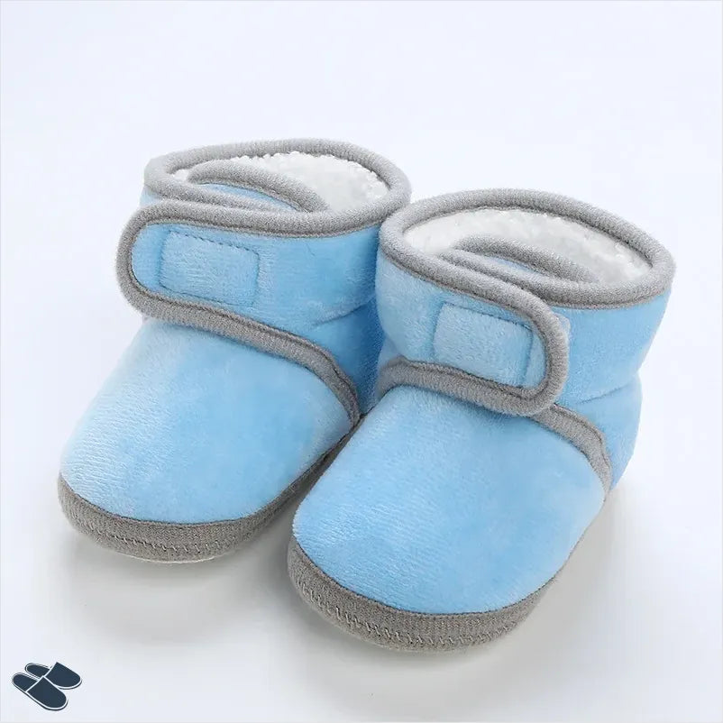 Chausson Hiver Bébé - Bleu / 0-6 mois