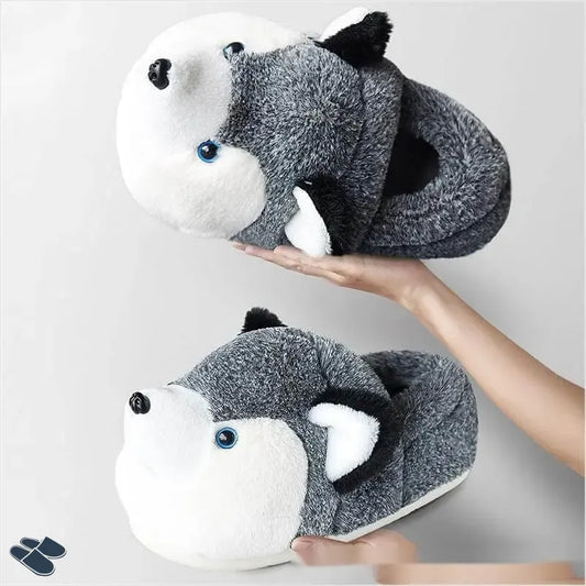 Chausson Peluche Husky