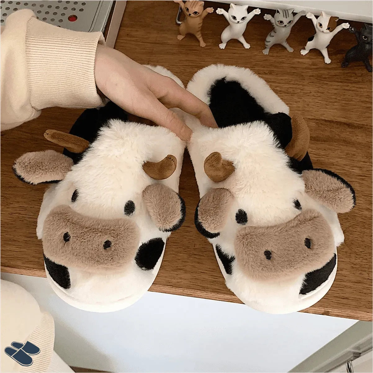 Chausson Vache Adulte - Chaussons