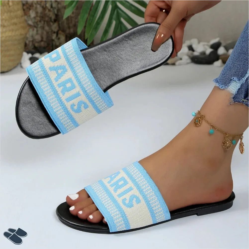 Chaussons Femme à La Mode - Bleu / 36