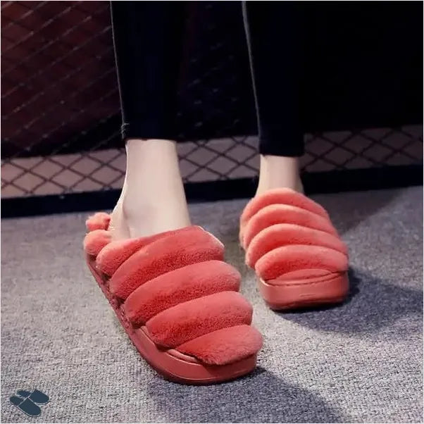 Chaussons Femme De Qualité - Rouge / 35