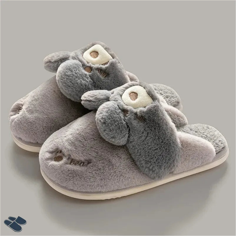 Chaussons Kawaii - Gris / 39-40