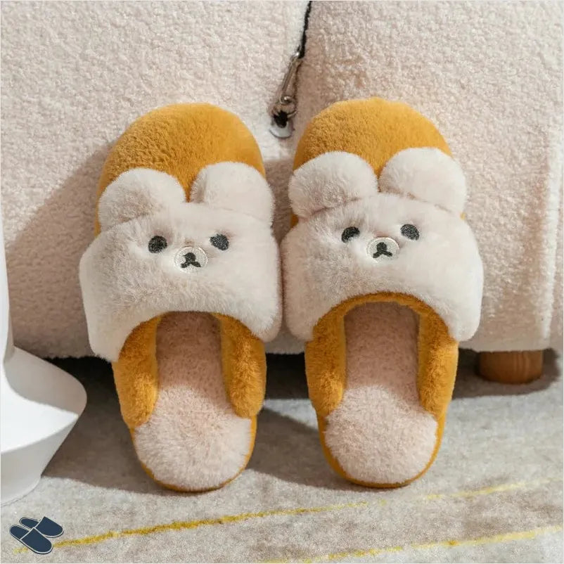 Chaussons Kawaii - Jaune / 35-36