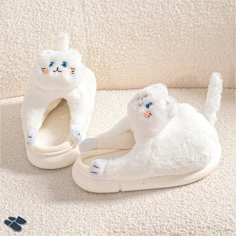 Gros Chausson Chat - Blanc / 36-37