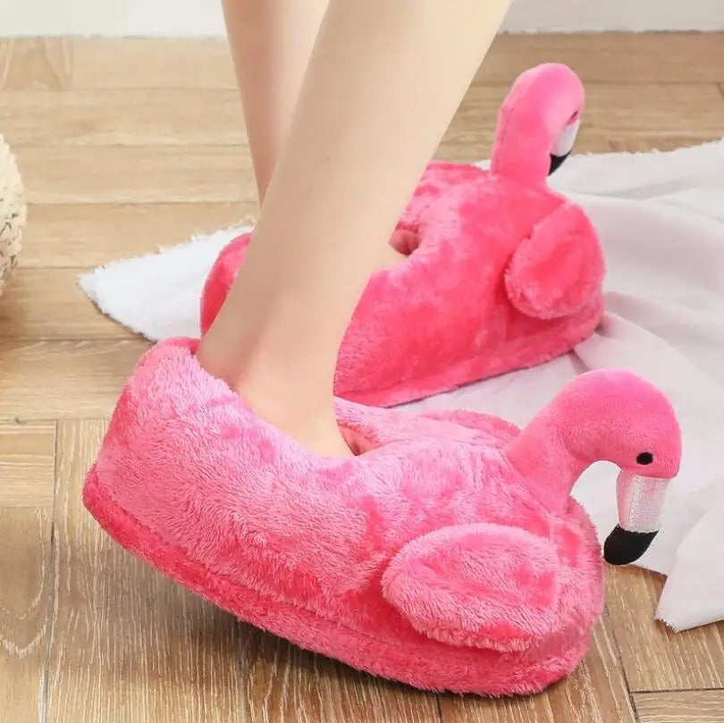 Chaussons Flamants Roses Adulte