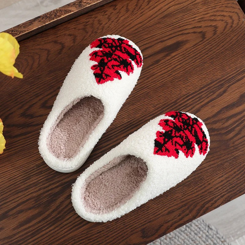 Chaussons De Noël Pour Homme Et Femme - Taille 36-46, Doublure Fausse Fourrure, Semelle Antidérapante