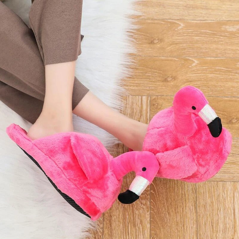 Chaussons Flamants Roses Adulte
