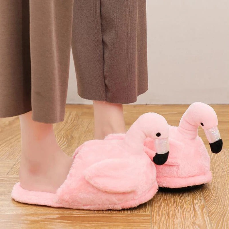 Chaussons Flamants Roses Adulte