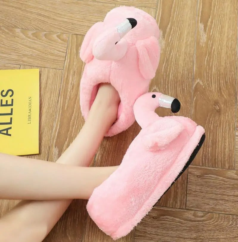 Chaussons Flamants Roses Adulte