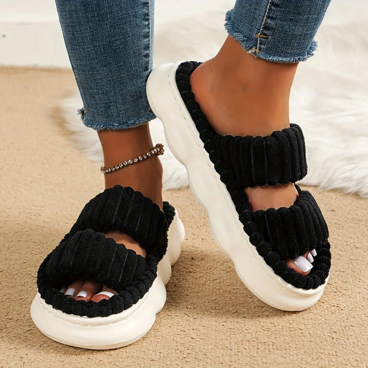 Chausson Femme Velours