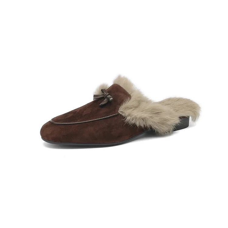 Chausson Mule Femme Hiver