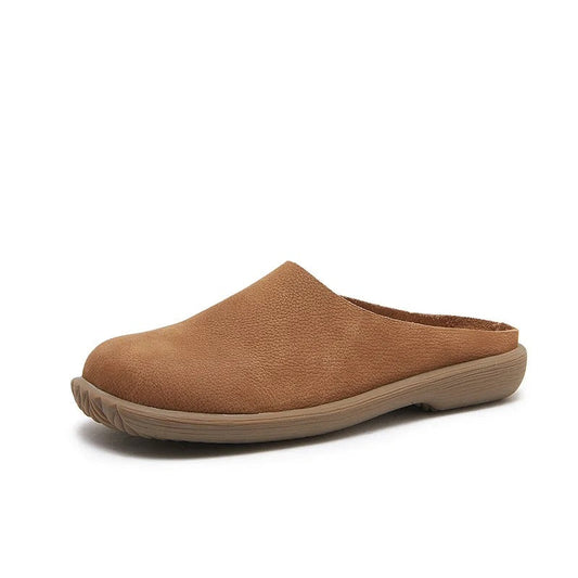 Chaussons Femme Cuir Confort
